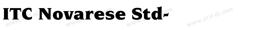 ITC Novarese Std字体转换